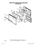 Diagram for 06 - Upper And Lower Oven Door