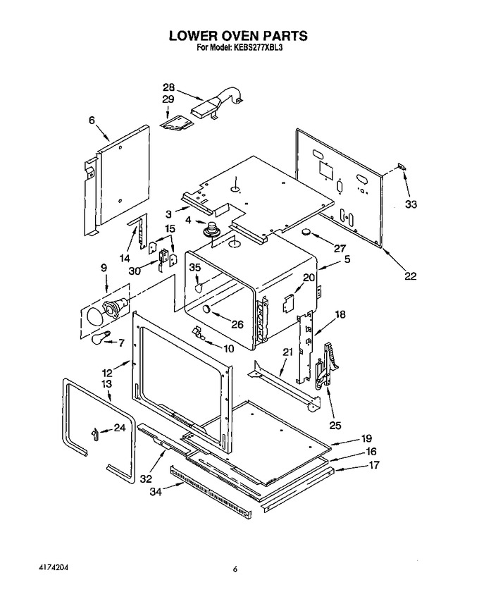 Diagram for KEBS277XWH3