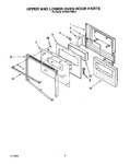 Diagram for 06 - Upper And Lower Oven Door