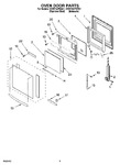 Diagram for 02 - Oven Door Parts