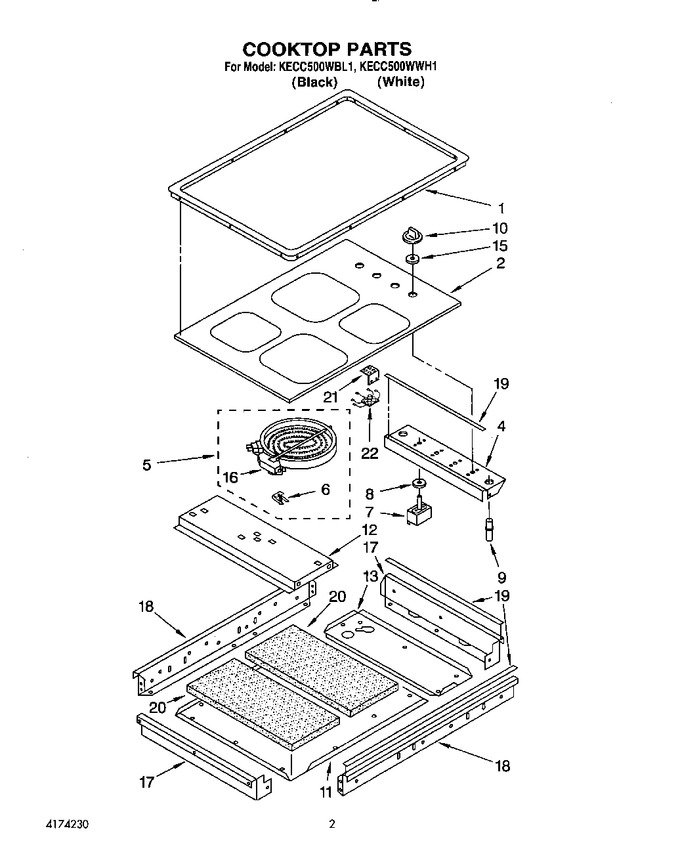 Diagram for KECC500WWH1