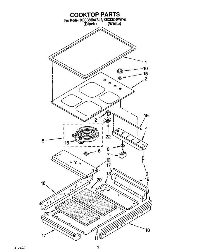 Diagram for KECC500WWH2