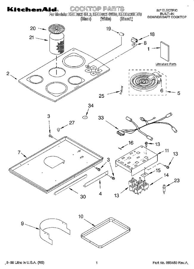 Diagram for KECD805HWH0