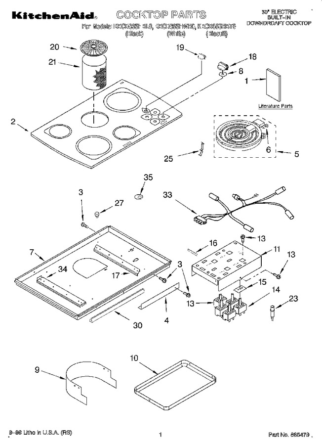 Diagram for KECD865HWH0