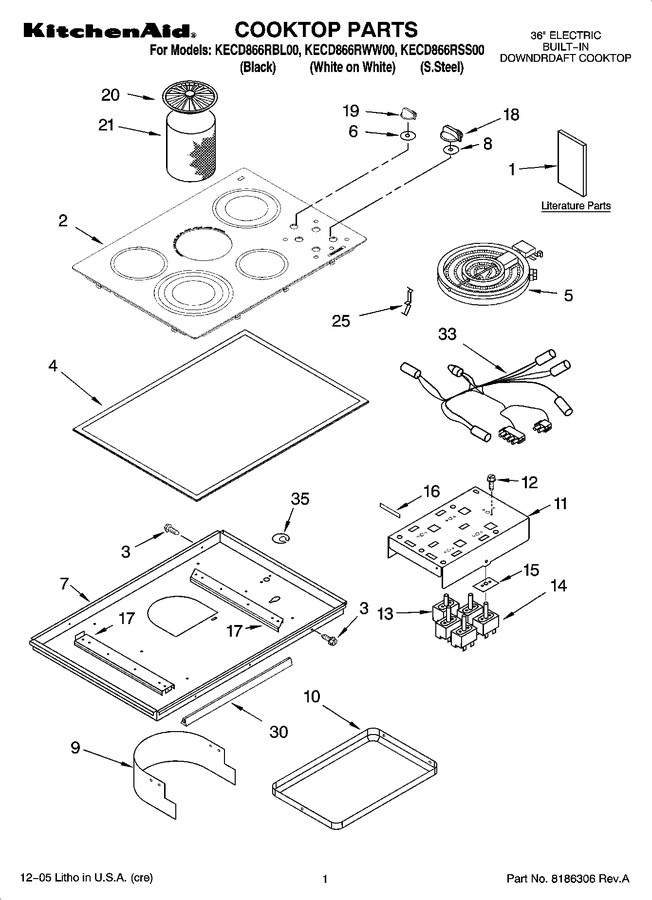 Diagram for KECD866RWW00