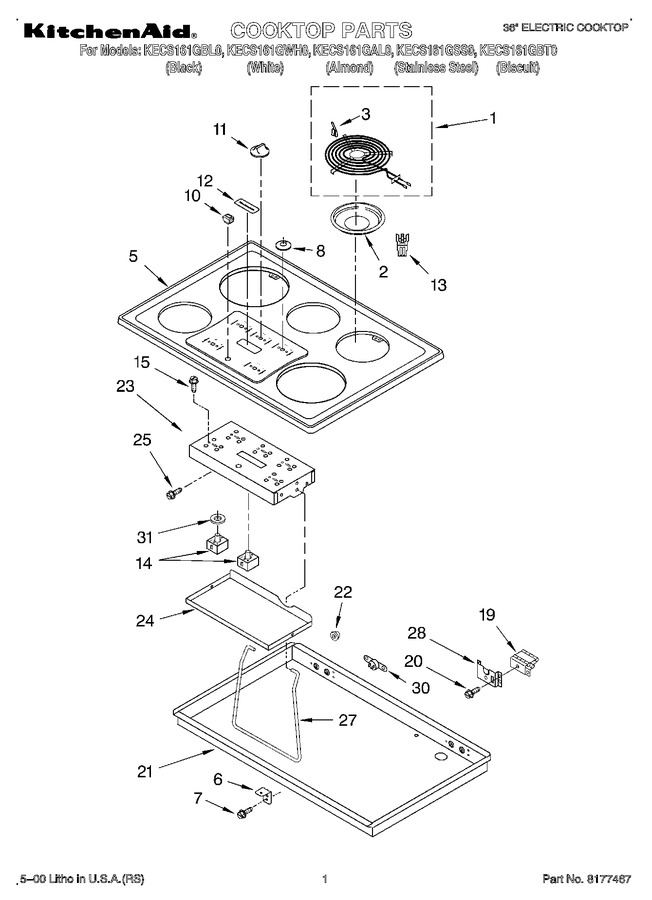 Diagram for KECS161GAL0