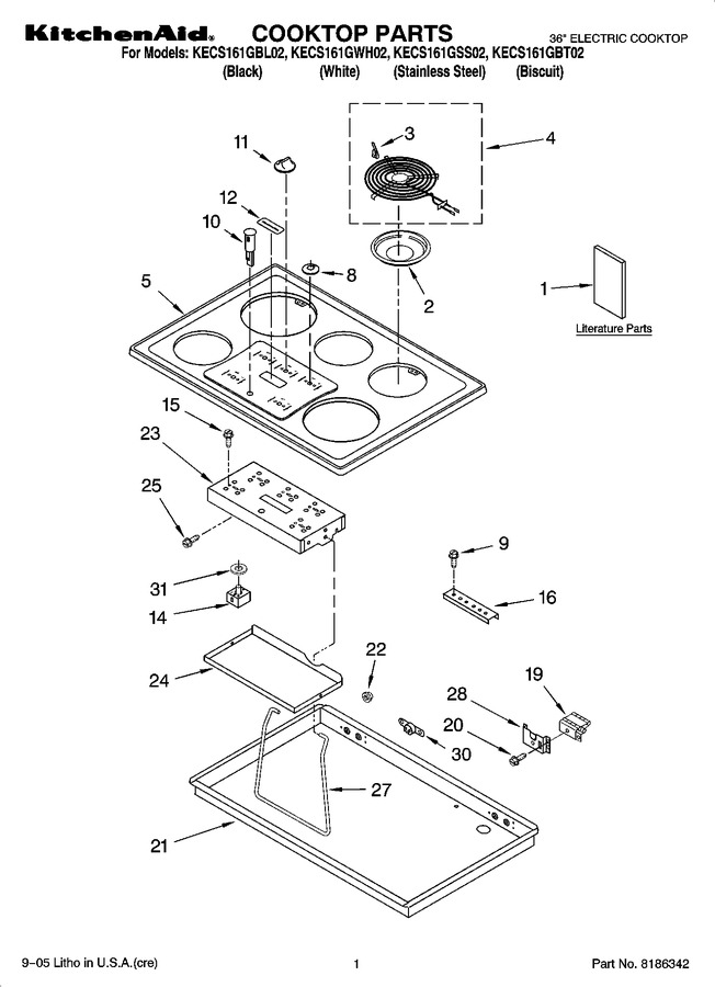 Diagram for KECS161GBT02
