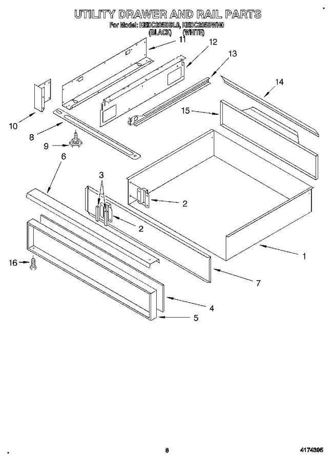 Diagram for KEDC205BWH0