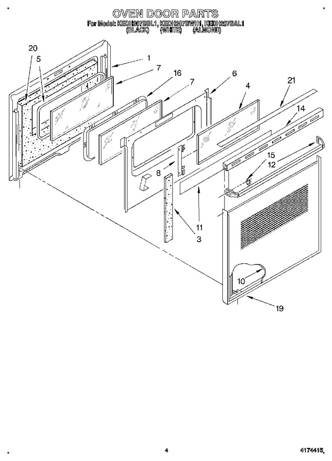 Diagram for KEDH207BAL1