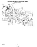 Diagram for 02 - Washer/dryer Control Panel