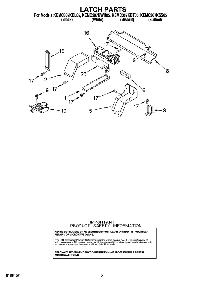 Diagram for KEMC307KBL05