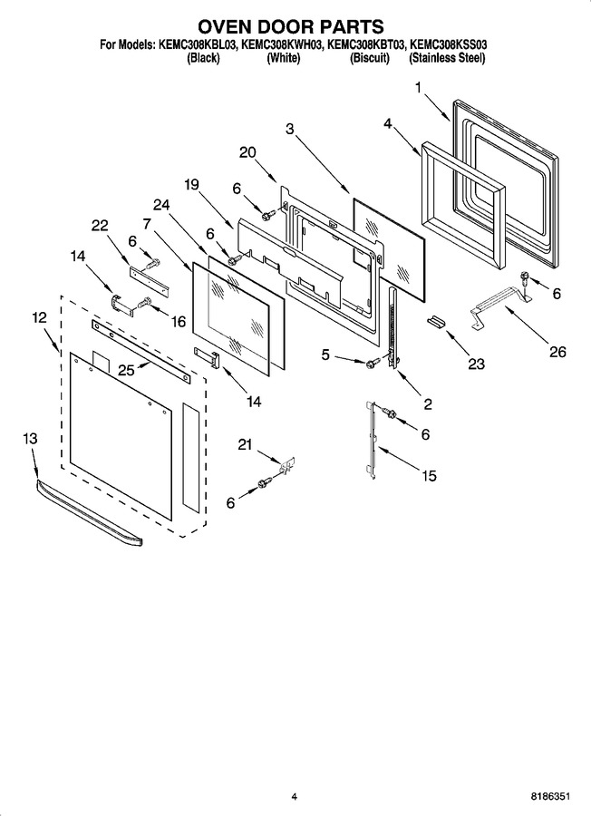 Diagram for KEMC308KWH03