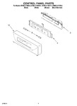 Diagram for 02 - Control Panel Parts