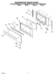 Diagram for 09 - Microwave Door Parts, Optional Parts