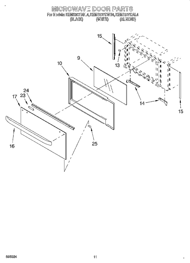 Diagram for KEMS307DWH4