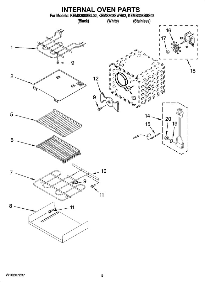 Diagram for KEMS308SWH02