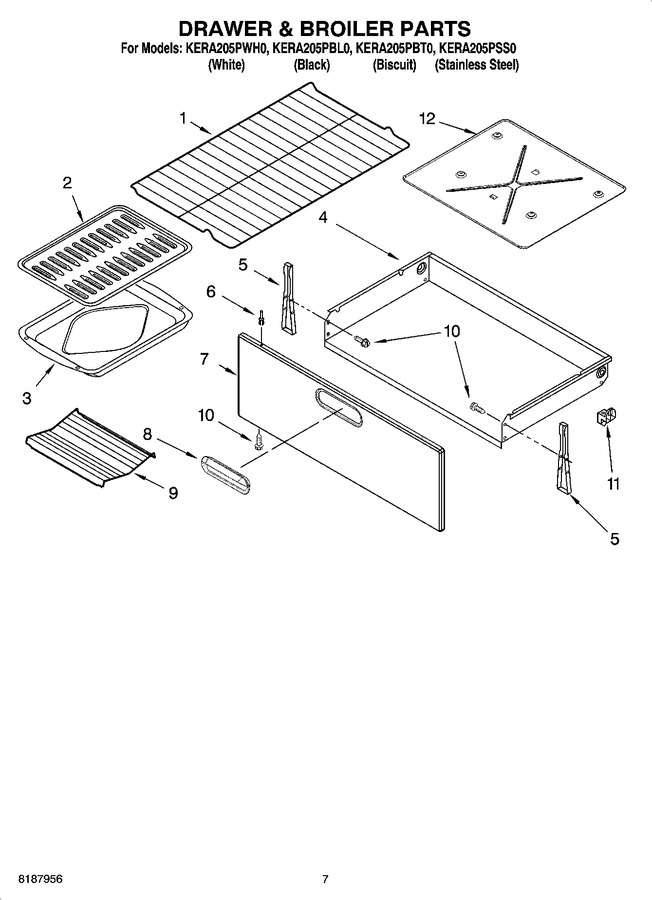 Diagram for KERA205PWH0