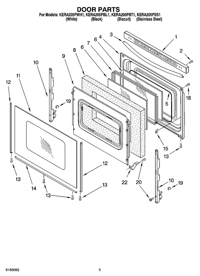 Diagram for KERA205PWH1