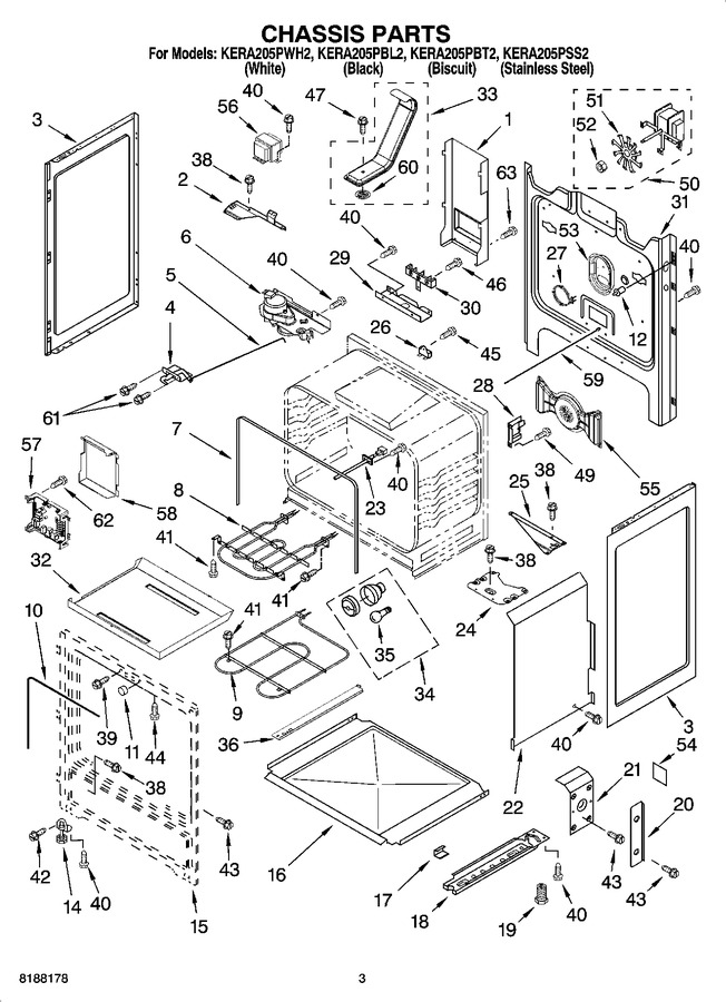 Diagram for KERA205PWH2