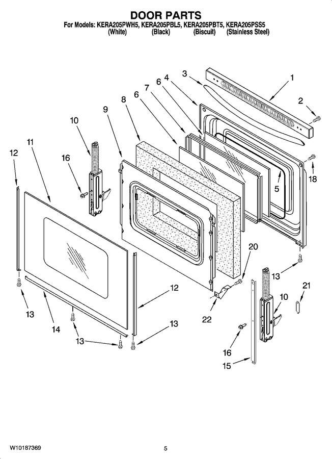 Diagram for KERA205PWH5