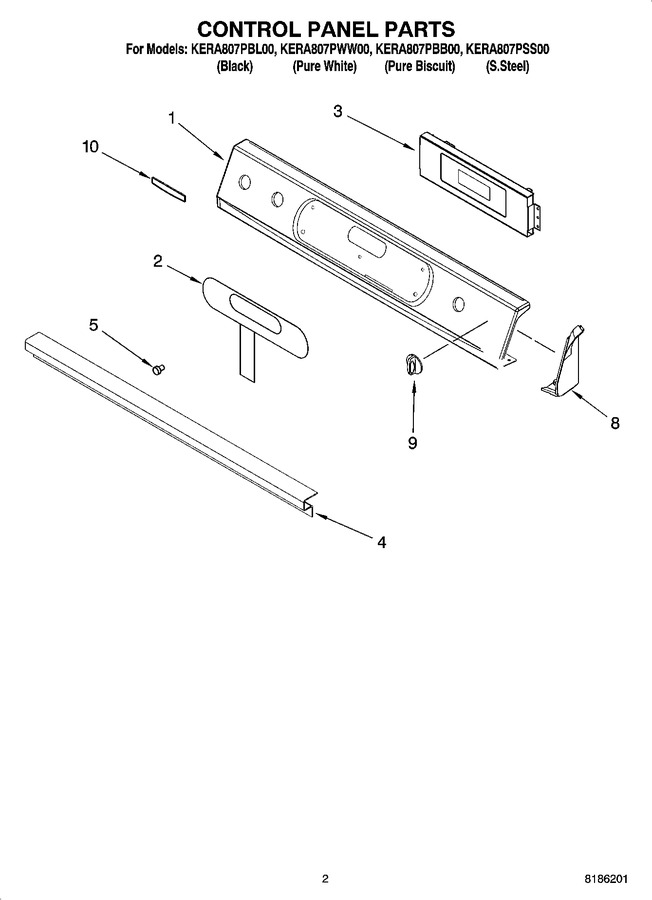 Diagram for KERA807PWW00