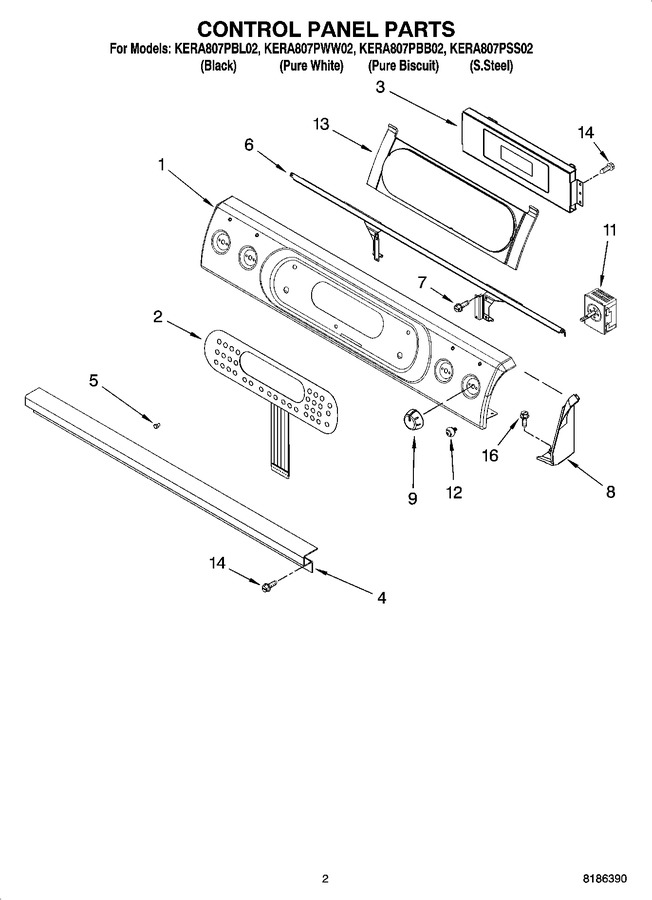 Diagram for KERA807PBB02