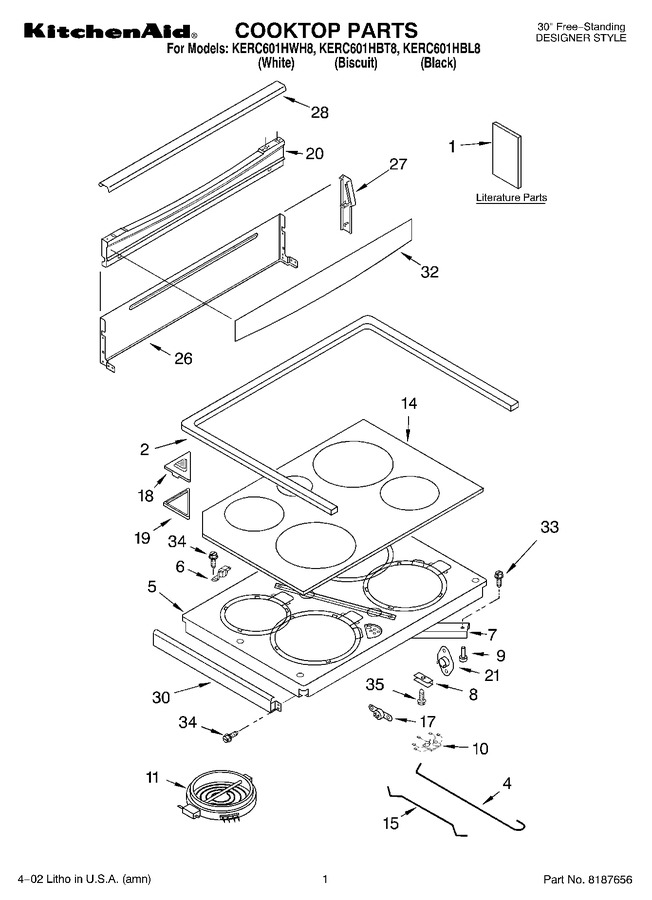 Diagram for KERC601HBT8