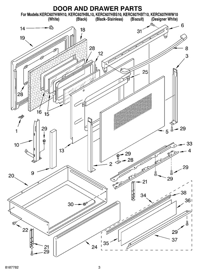 Diagram for KERC607HWW10
