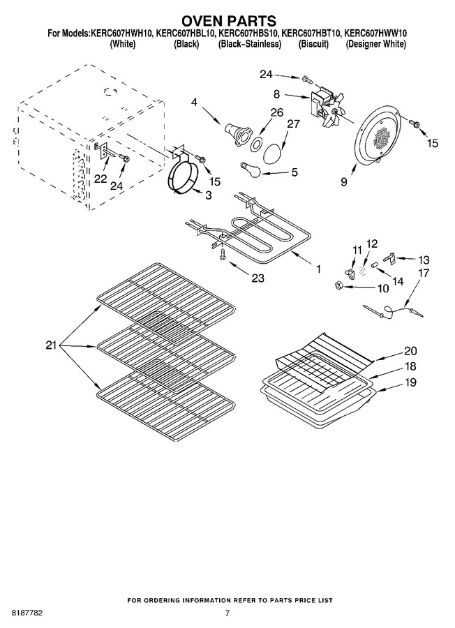 Diagram for KERC607HWH10