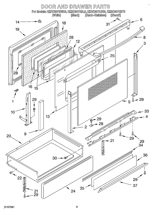 Diagram for KERC607HWH5