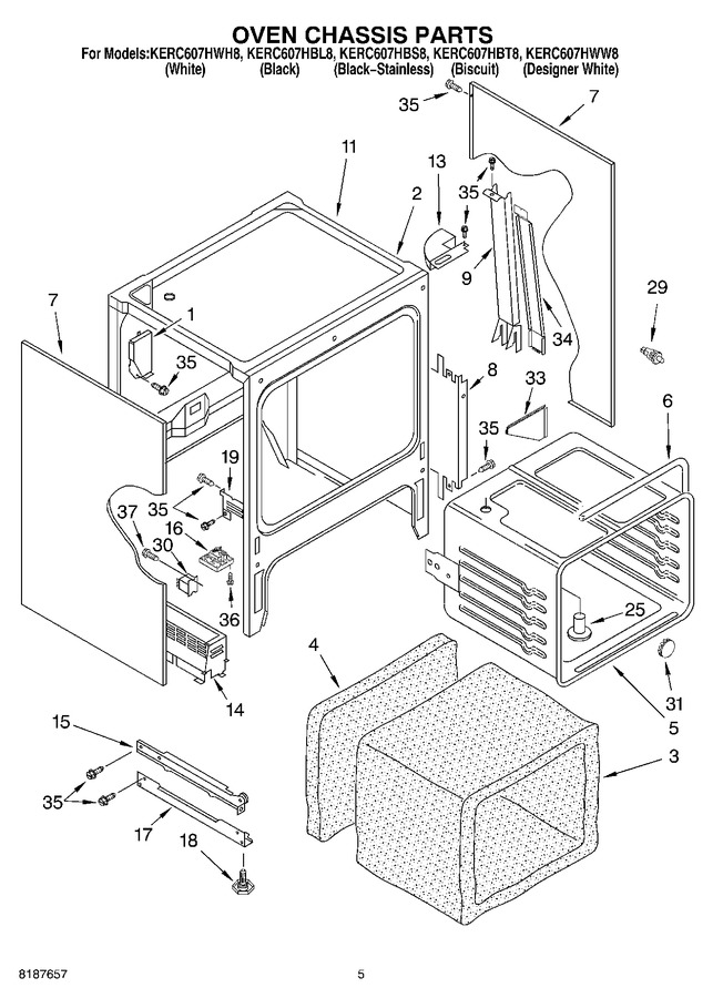 Diagram for KERC607HWW8