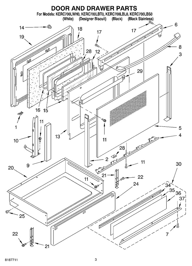Diagram for KERC700LBS0