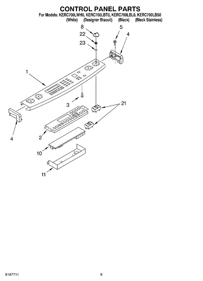 Diagram for KERC700LWH0