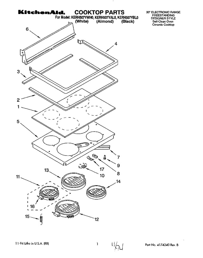 Diagram for KERH507YWH0