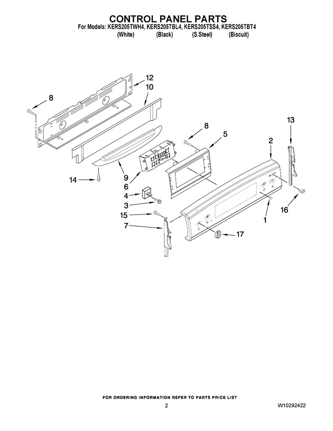 Diagram for KERS205TWH4