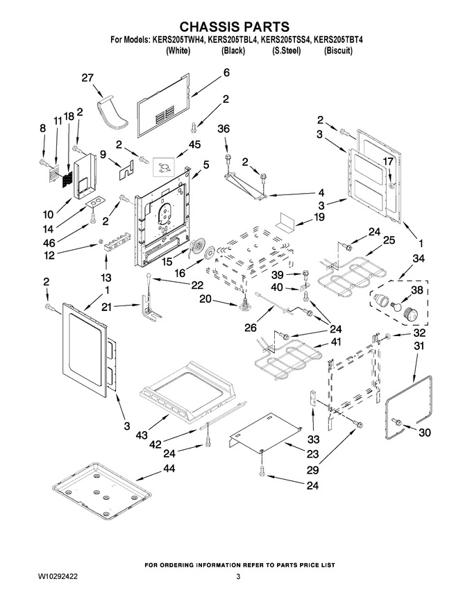 Diagram for KERS205TWH4