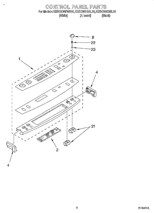 Diagram for KESC300BWH10