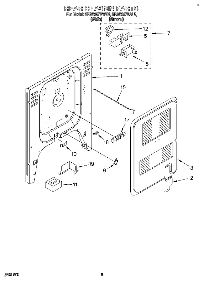 Diagram for KESC307BWH2
