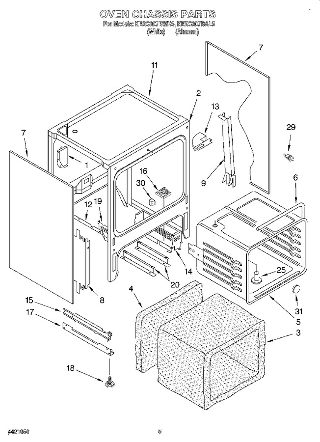 Diagram for KESC307BWH5