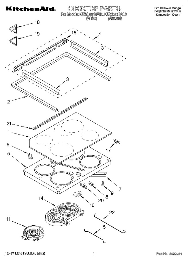 Diagram for KESC307BWH9
