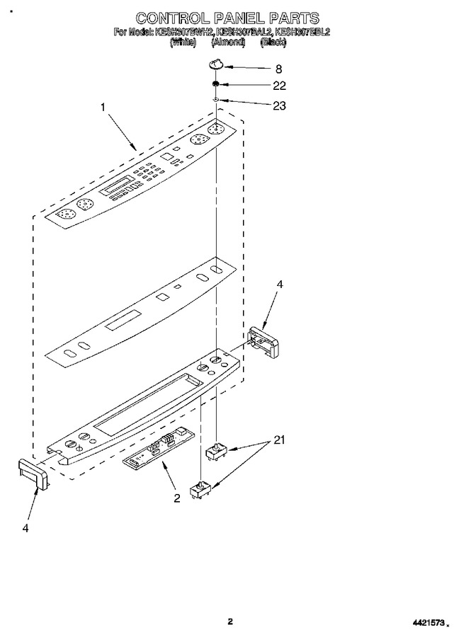 Diagram for KESH307BWH2