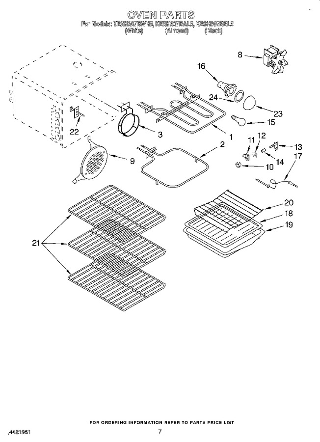 Diagram for KESH307BWH5