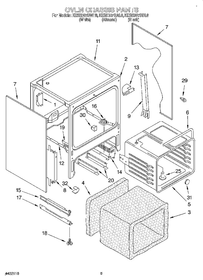 Diagram for KESH307BBL8