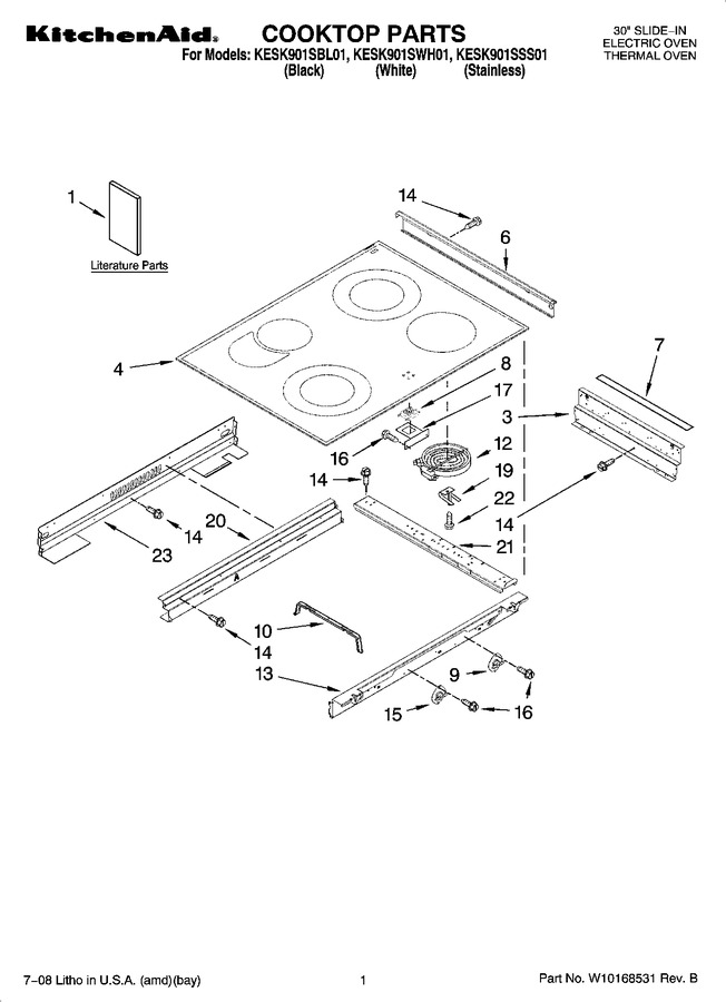 Diagram for KESK901SBL01