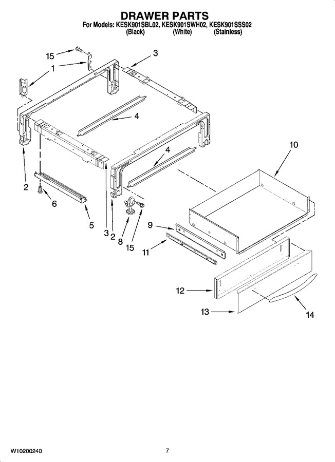 Diagram for KESK901SWH02