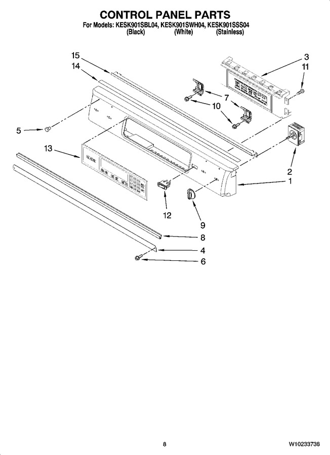 Diagram for KESK901SWH04