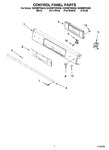 Diagram for 02 - Control Panel Parts