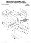 Diagram for 01 - Control, Door And Drawer Parts