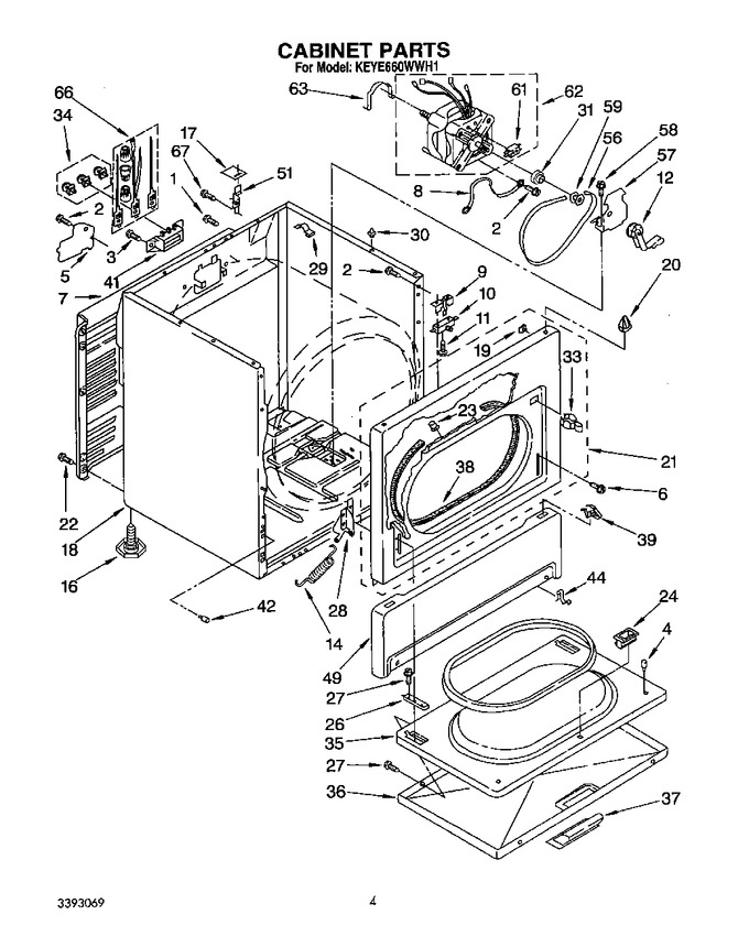 Diagram for KEYE660WWH1
