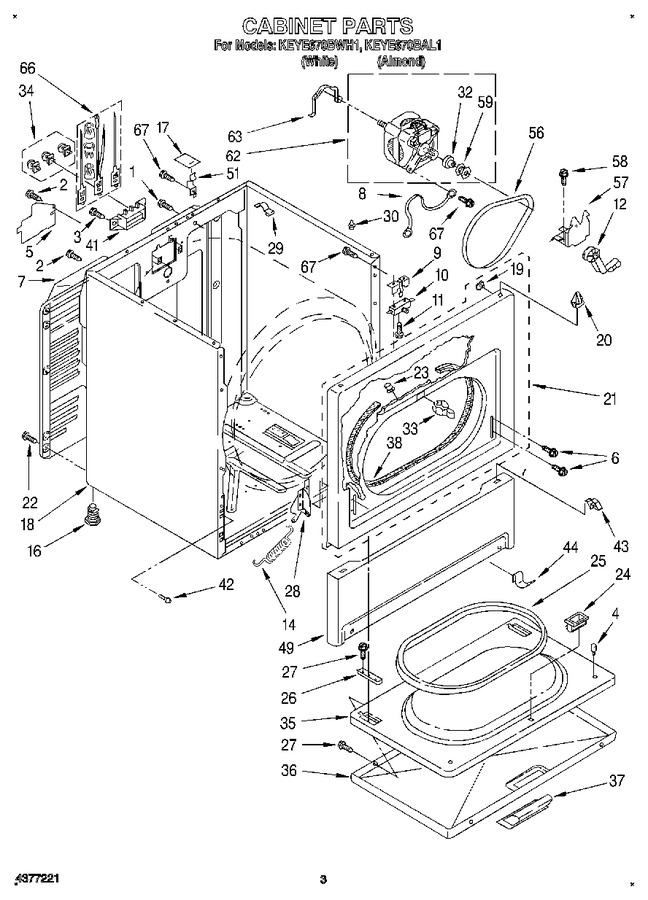 Diagram for KEYE670BWH1